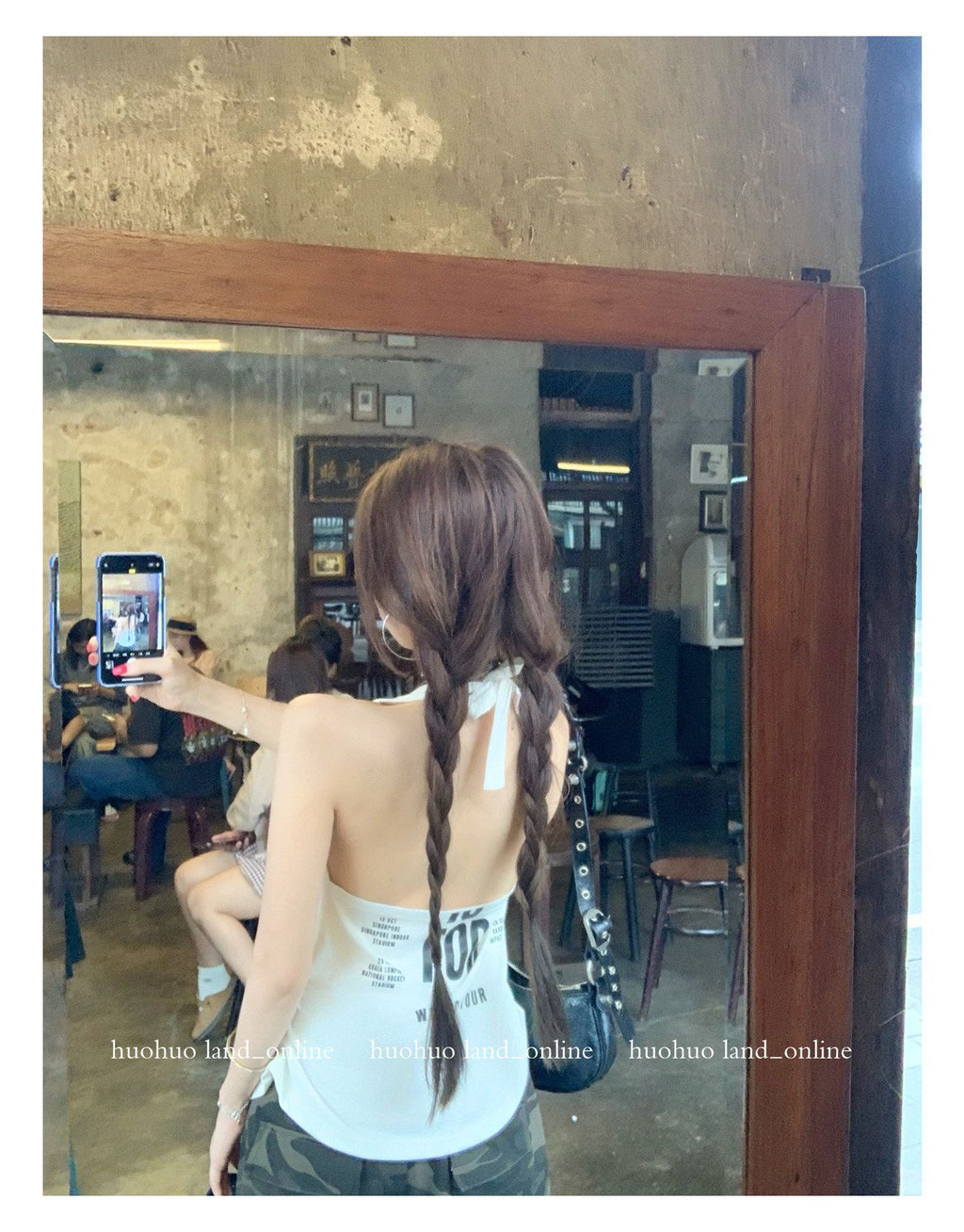Soft Loose Halter Backless Camisole