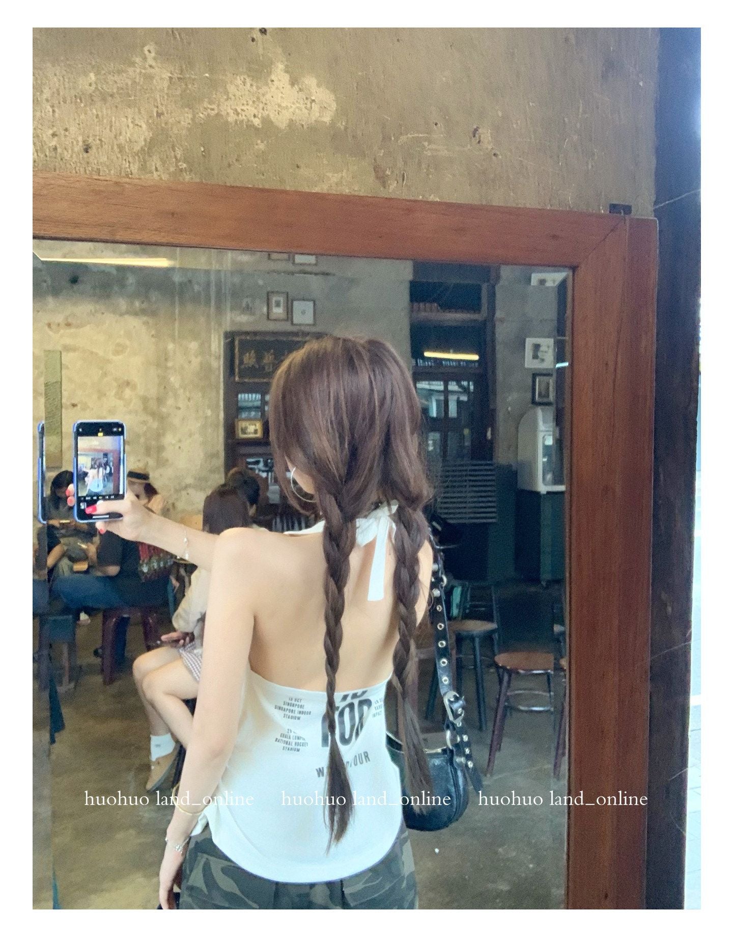 Soft Loose Halter Backless Camisole