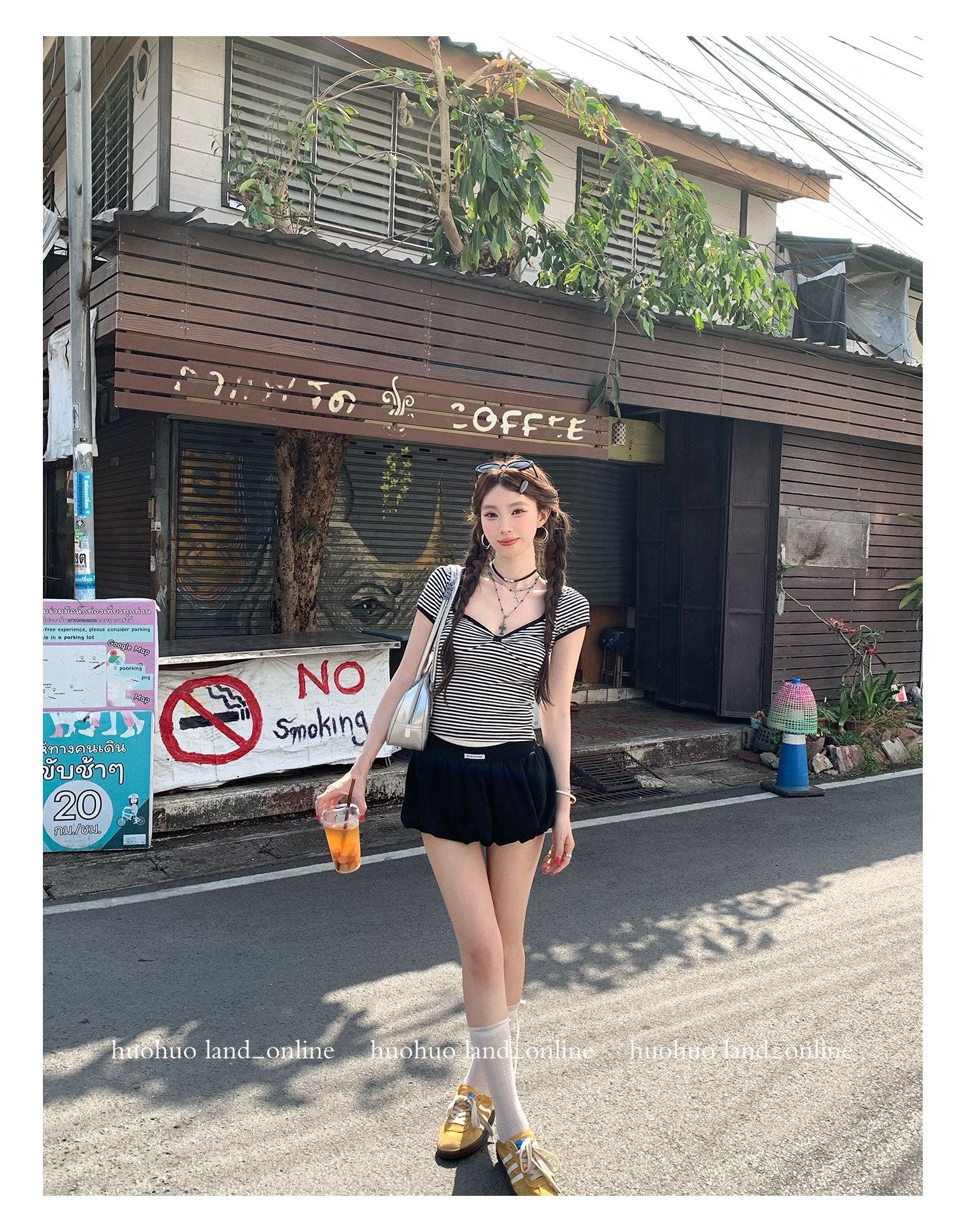 Height-enhancing Slimming Bud Flare Mini Skirt