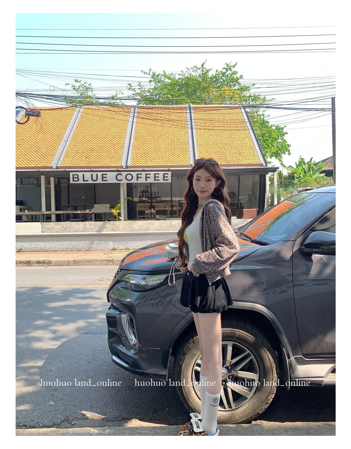 Height-enhancing Slimming Bud Flare Mini Skirt