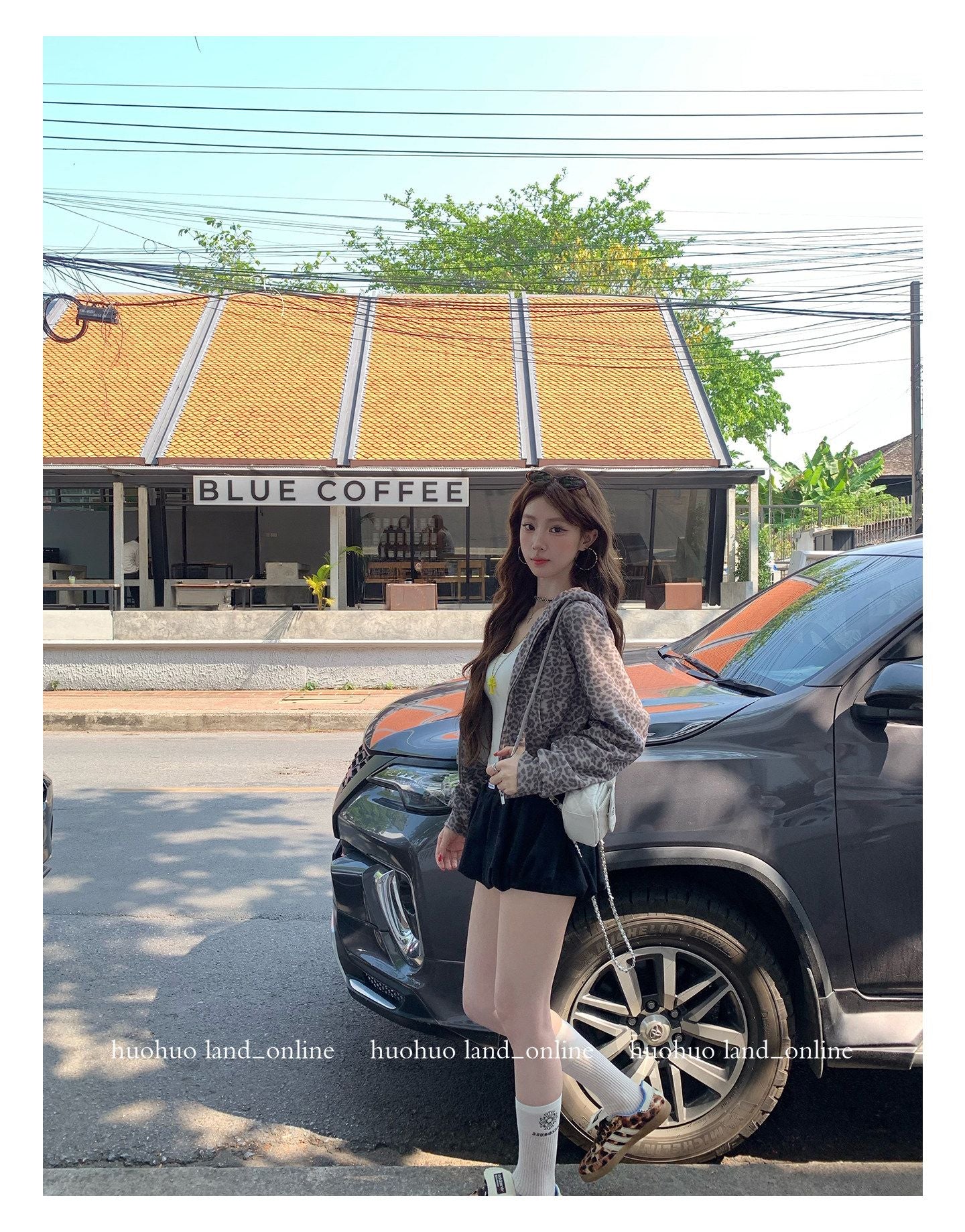 Height-enhancing Slimming Bud Flare Mini Skirt