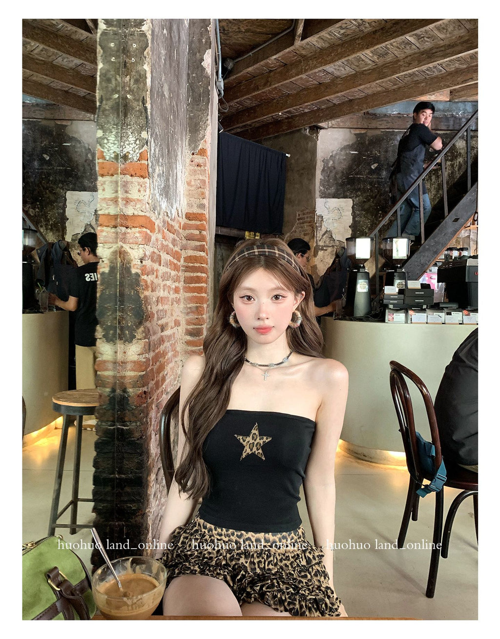 Leopard Print Tiered Skort