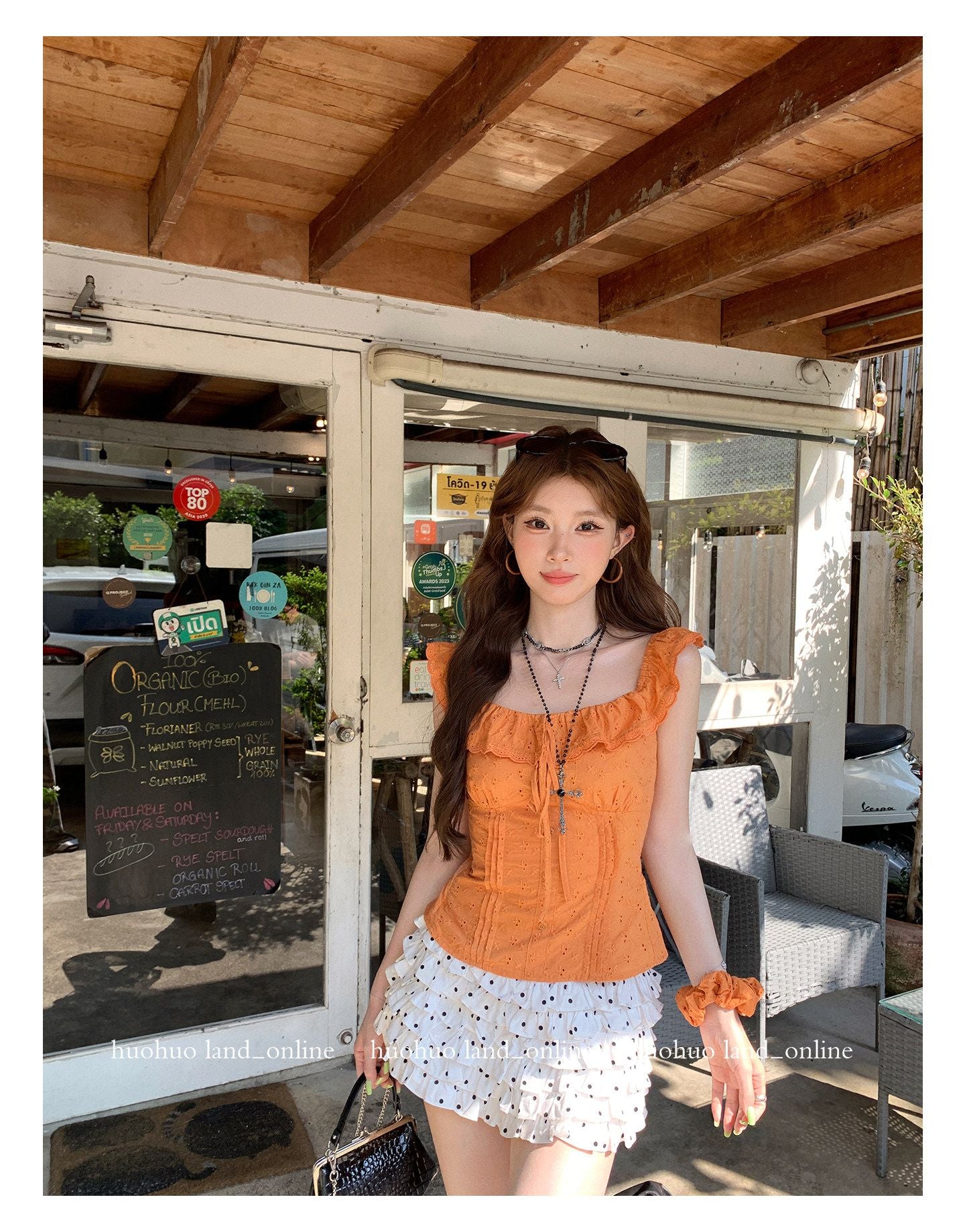 French Ruffle Collar Slim Fit Shirt