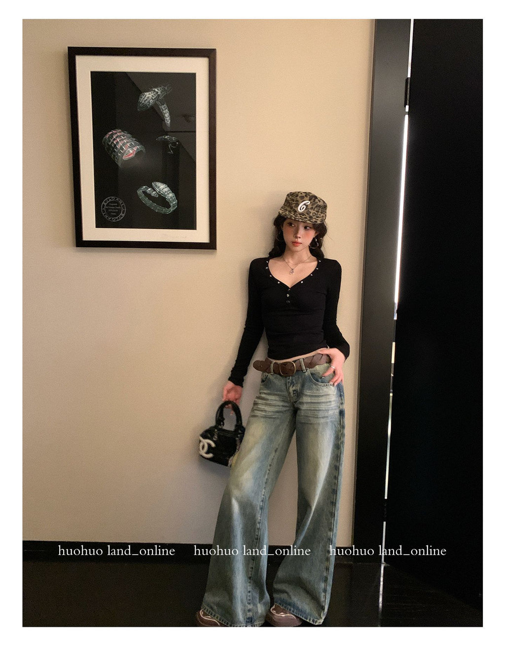 Vintage Straight & Drapey Wide Leg Jeans