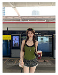 Color Block Layered Slim Cami