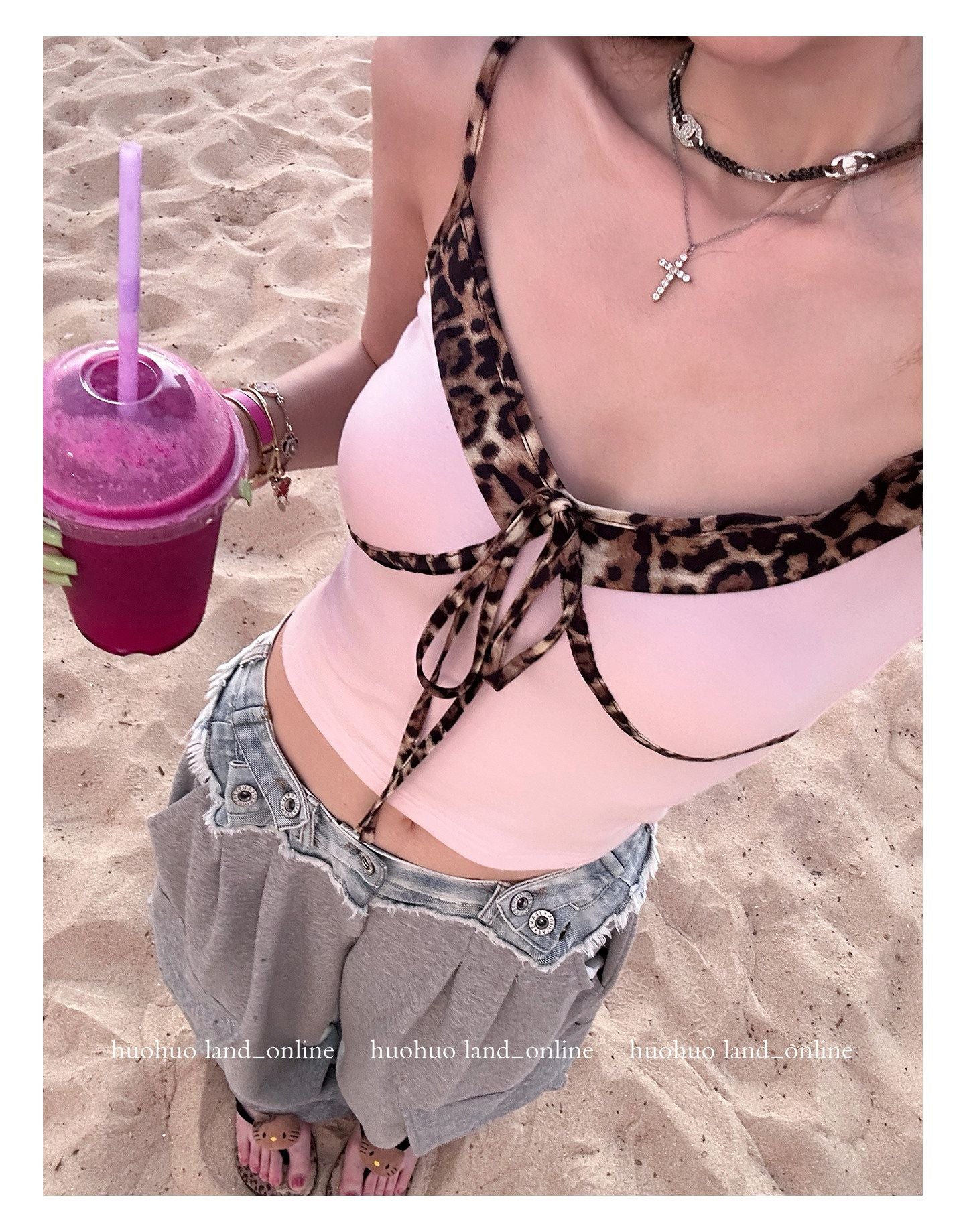 Slimming Leopard Spliced Cami