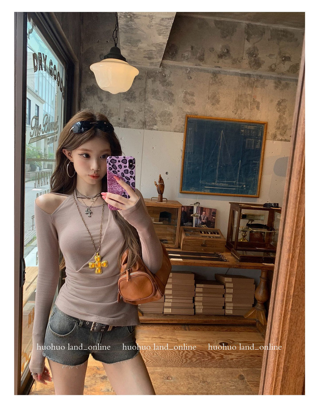 Asymmetrical Off-Shoulder T-shirt