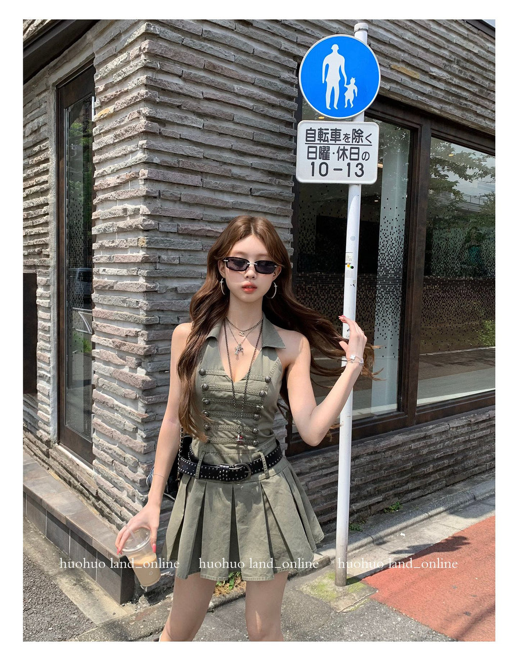 Sleeveless Halter Neck Dress