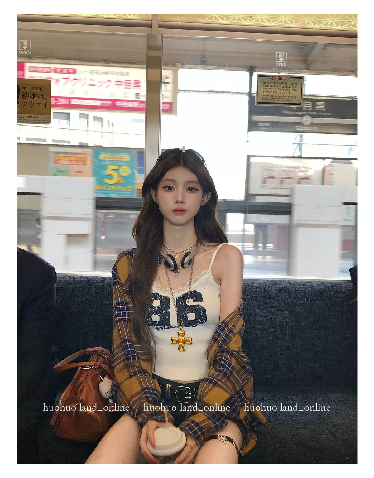 드롭숄더 커스텀다잉 루즈핏 플래드 셔츠
