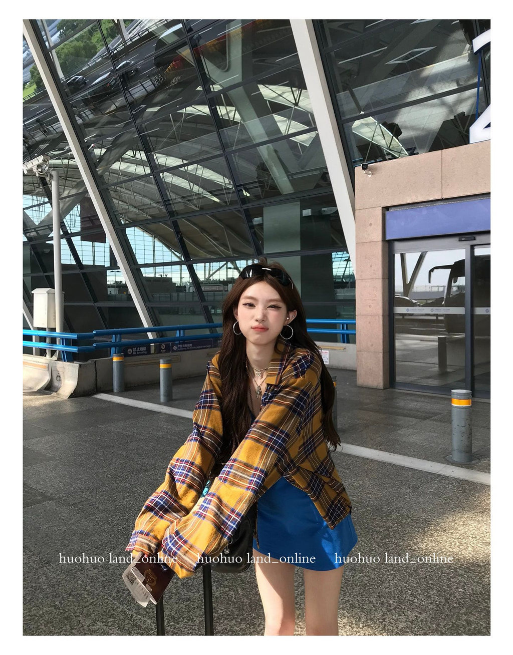 드롭숄더 커스텀다잉 루즈핏 플래드 셔츠