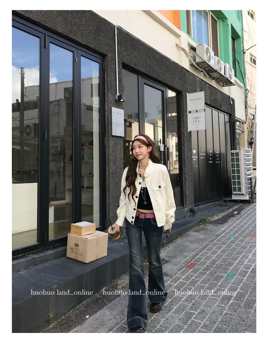 Stand‑Collar Loose PU Leather Jacket
