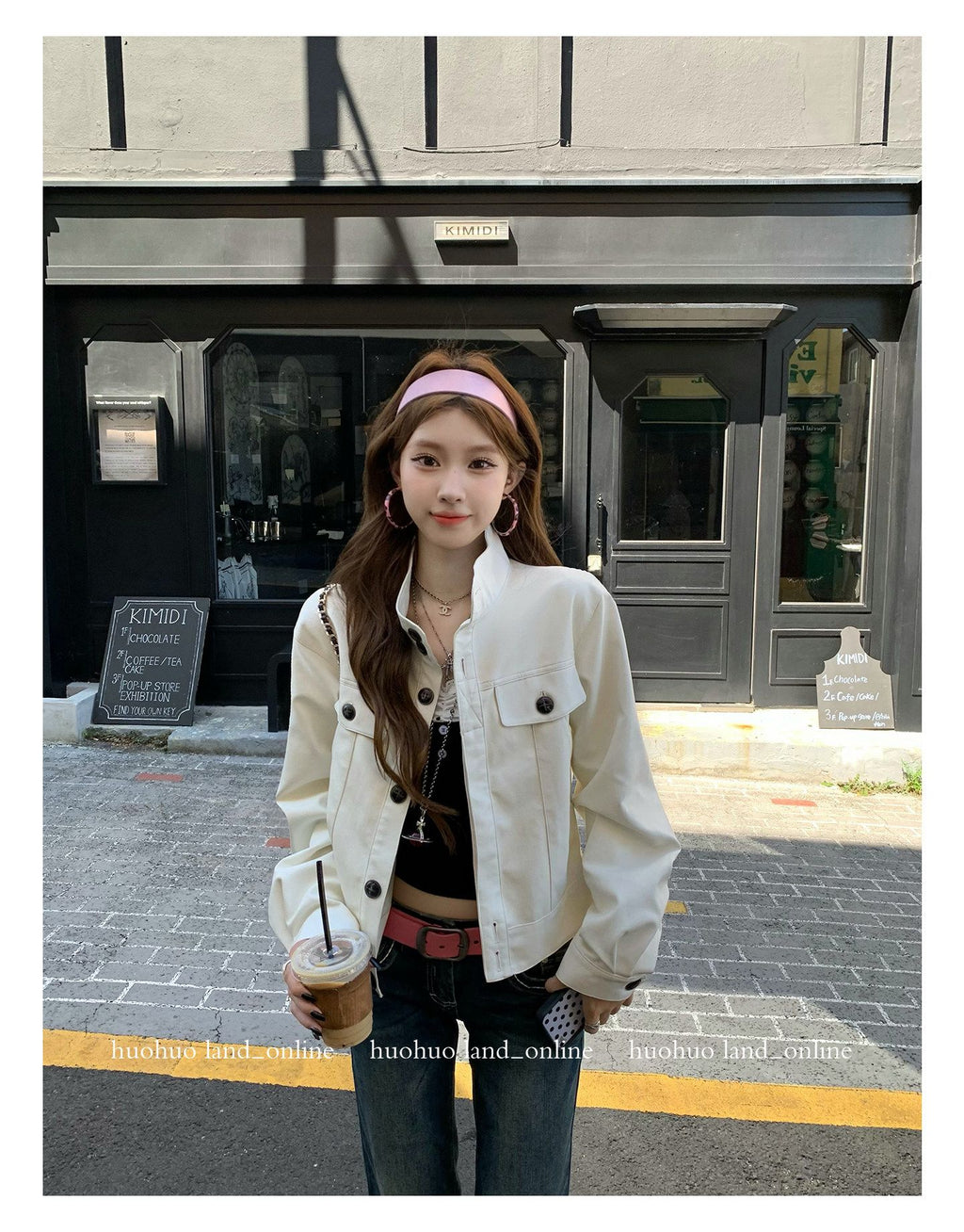 Stand‑Collar Loose PU Leather Jacket