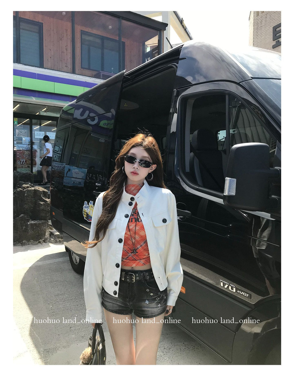 Stand‑Collar Loose PU Leather Jacket
