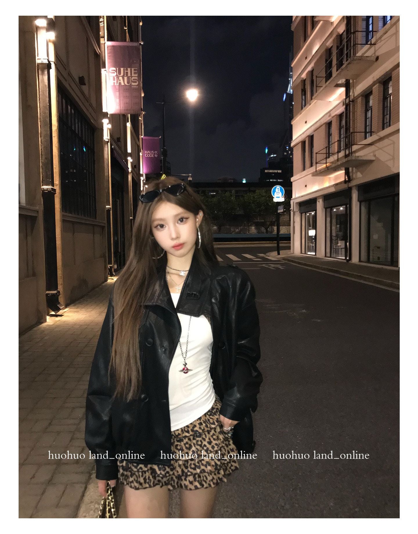 Black PU Leather Jacket