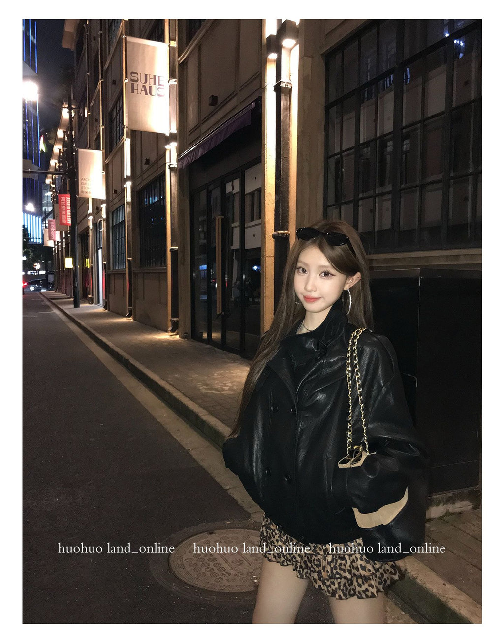 Black PU Leather Jacket