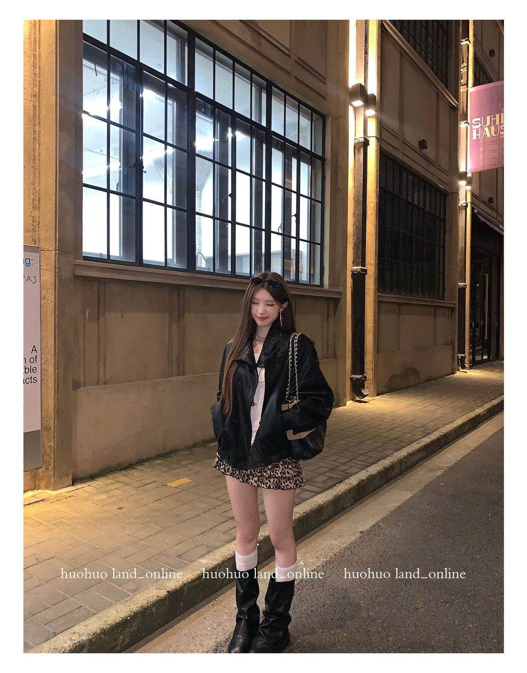 Black PU Leather Jacket