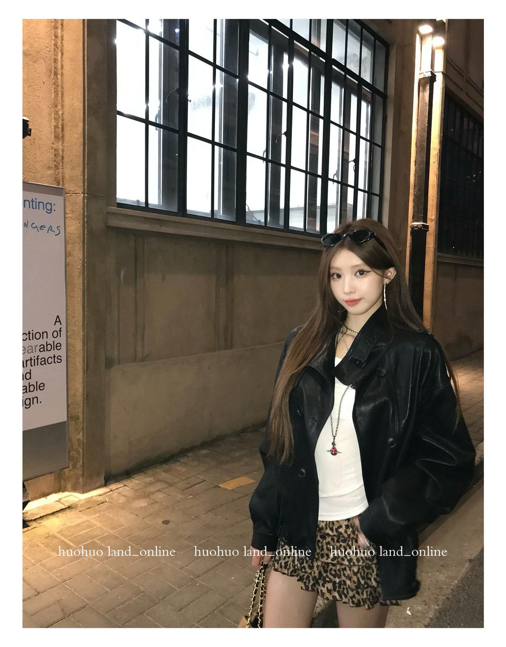 Black PU Leather Jacket
