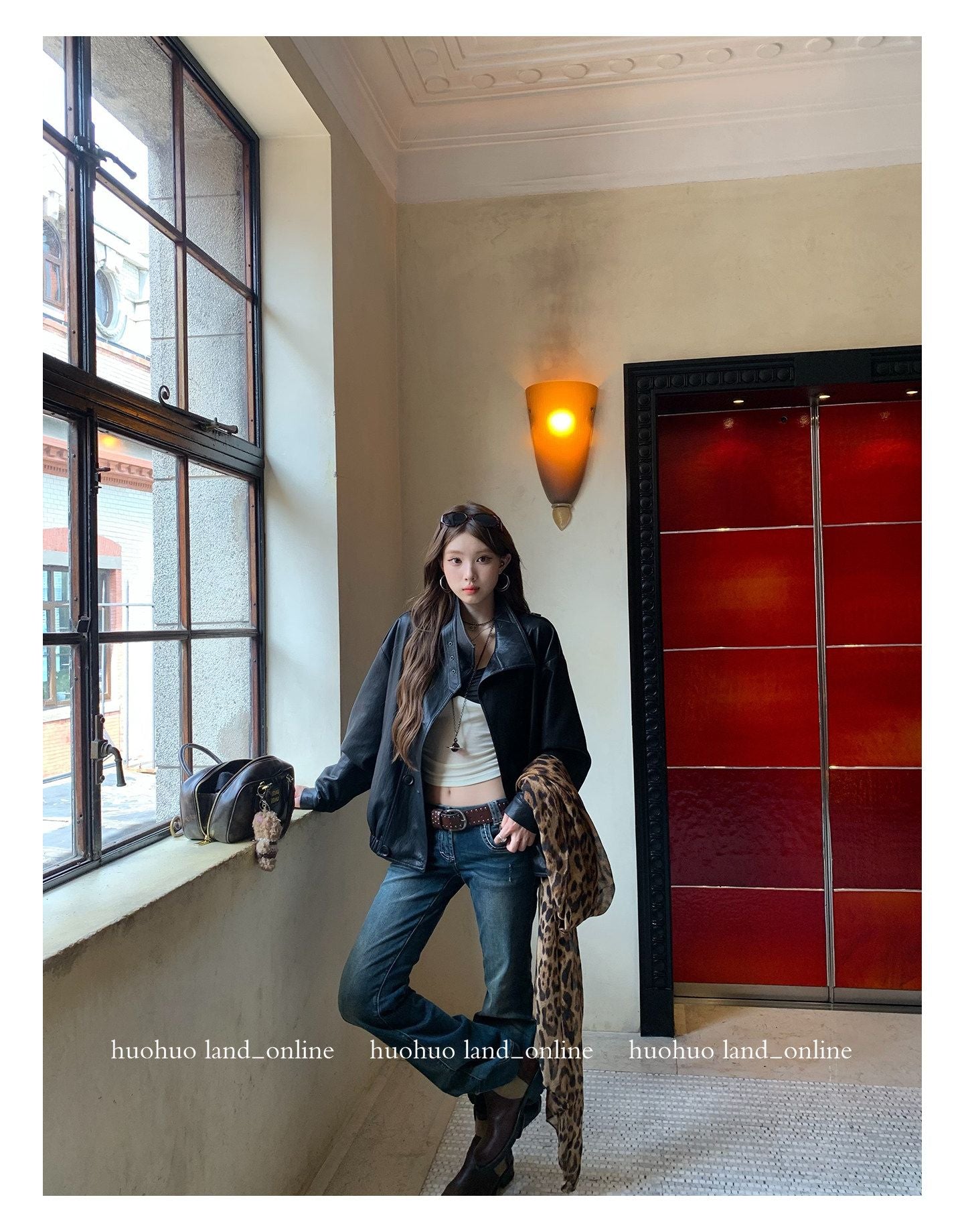 Black PU Leather Jacket