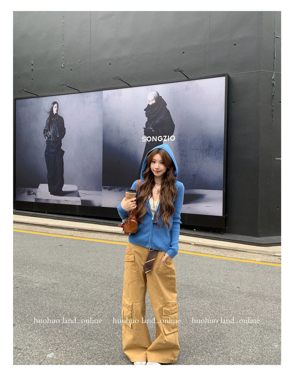 Double Zipper Hooded Jacket