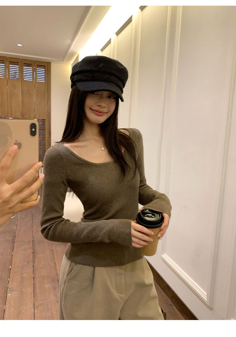 Women's Turtleneck Cape Knit Top Set