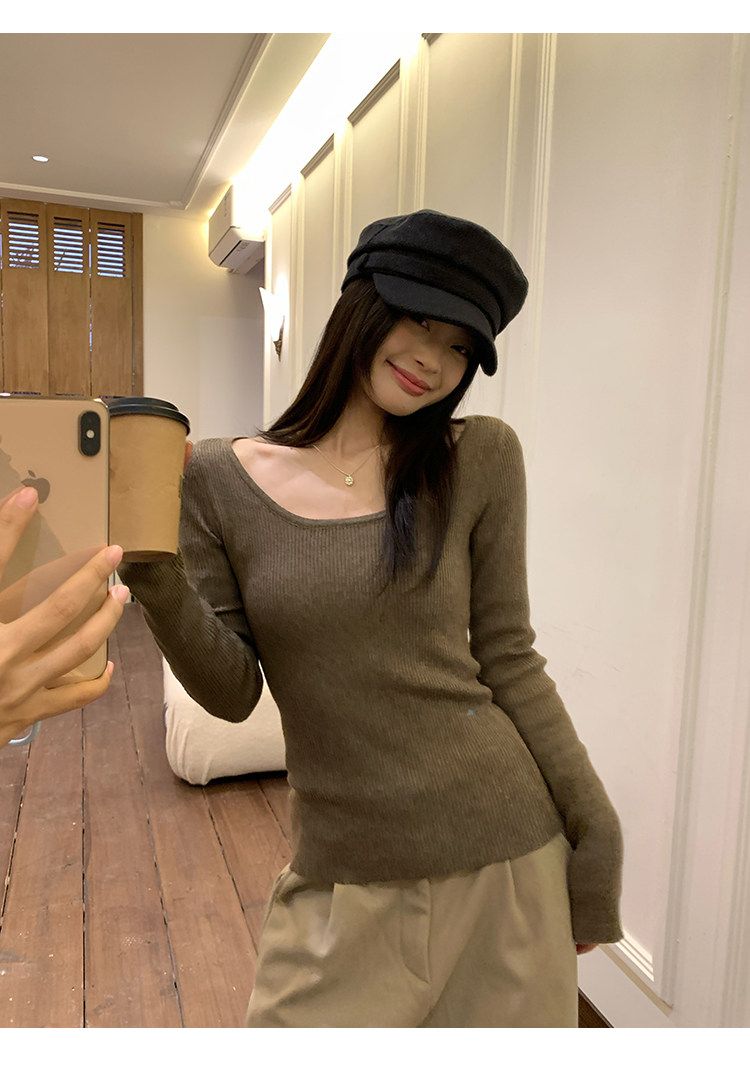 Women's Turtleneck Cape Knit Top Set