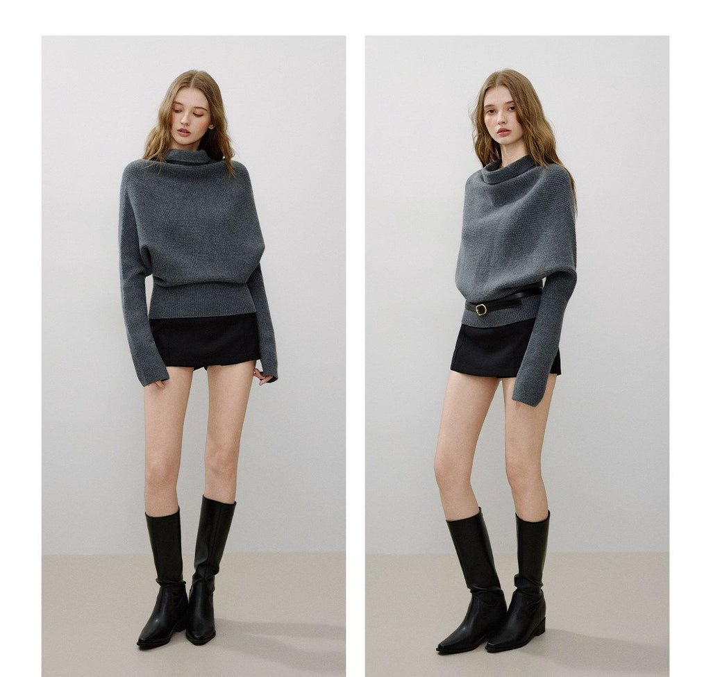 Vintage Batwing Knit Sweater