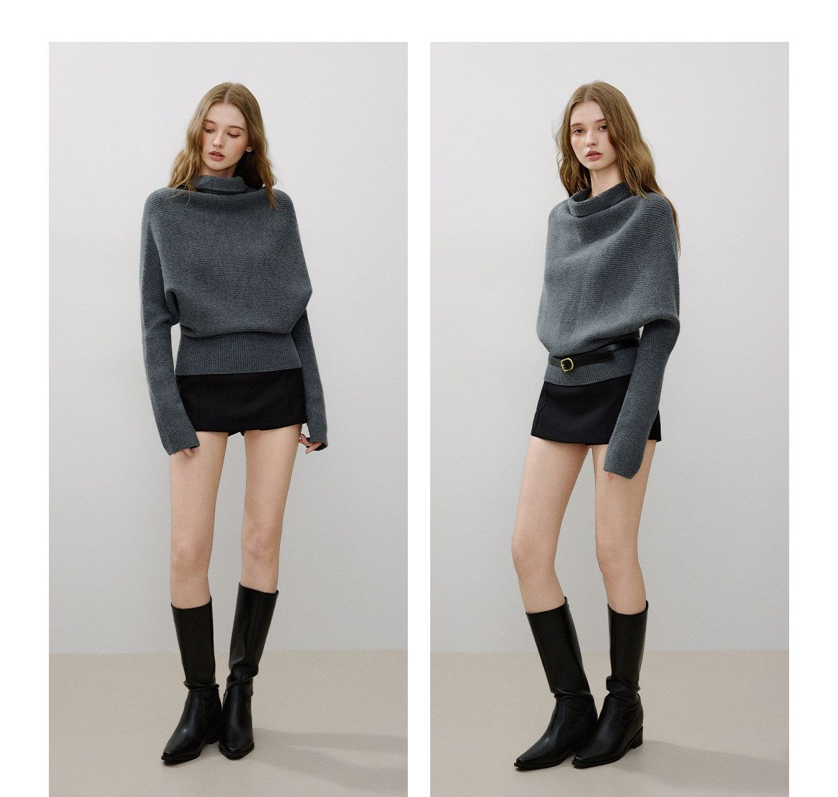 Vintage Batwing Knit Sweater